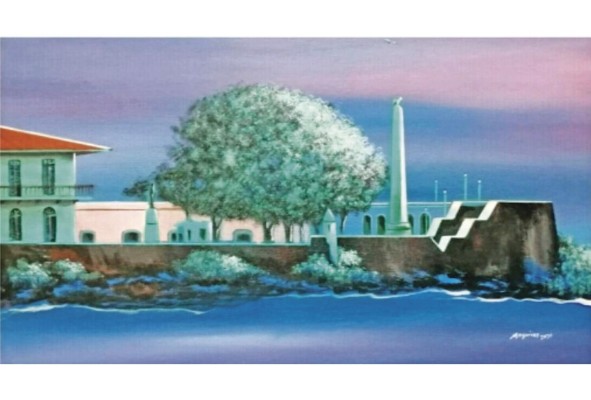 Linda Maquivar ('Amanecer en Rosa en la Plaza de Francia') Linda Maquivar ('Amanecer en Rosa en la Plaza de Francia')