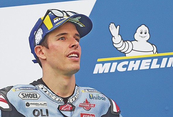 El motociclista español Alex Márquez El motociclista español Alex Márquez