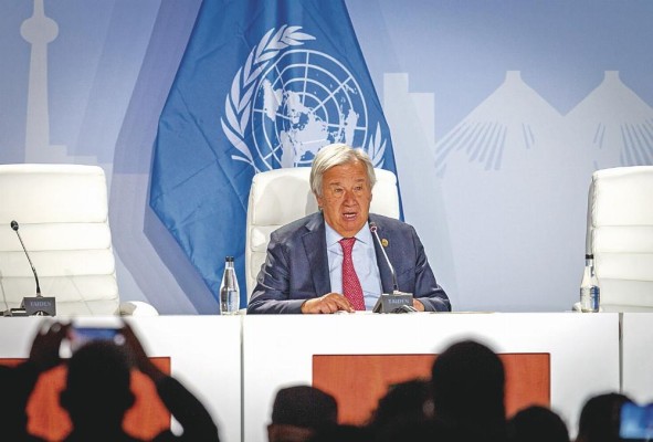 Fotografía de archivo del secretario general de la ONU, António Guterres Fotografía de archivo del secretario general de la ONU, António Guterres