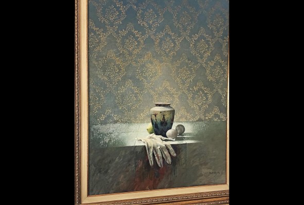Una de las obras del artista Una de las obras del artista