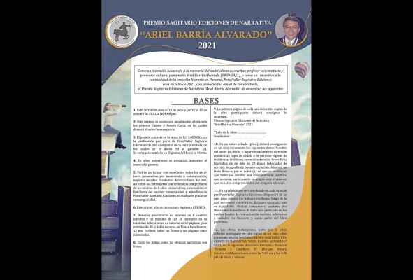 Un jurado idóneo será nombrado en cada ocasión por el Foro/taller Sagitario Ediciones. Un jurado idóneo será nombrado en cada ocasión por el Foro/taller Sagitario Ediciones.