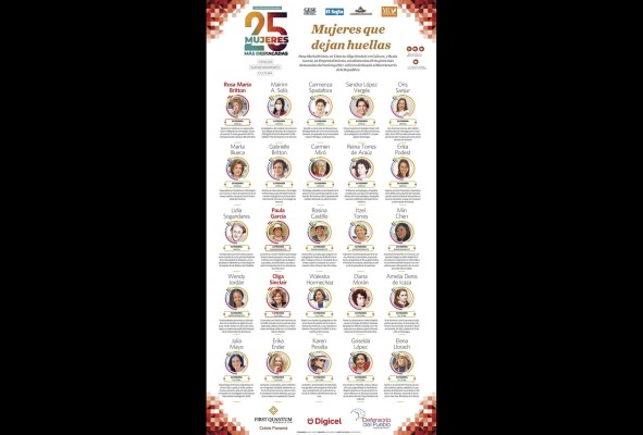 Las 25 mujeres que dejan huellas Las 25 mujeres que dejan huellas