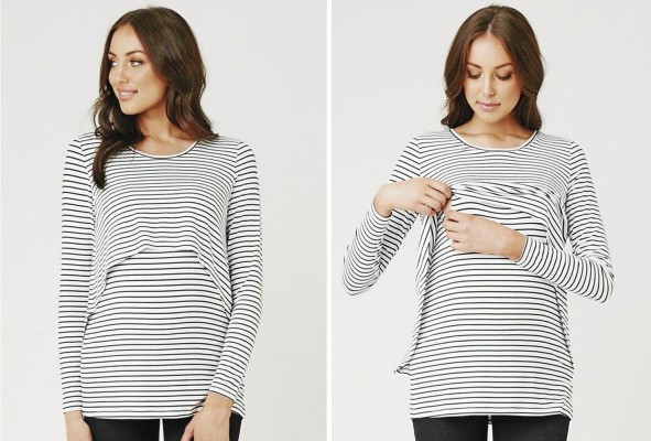 Los sostenes de lactancia y blusas con doble capa proporcionan mayor comodidad. Los sostenes de lactancia y blusas con doble capa proporcionan mayor comodidad.