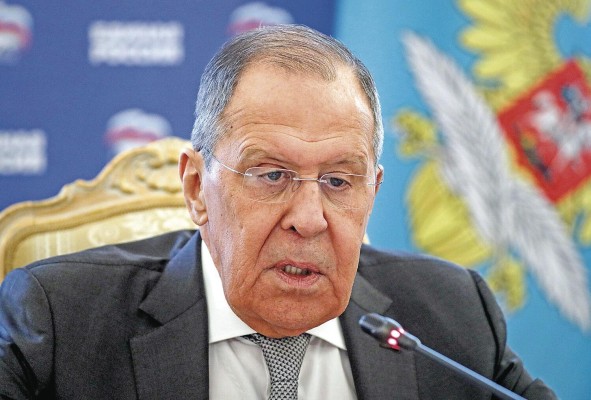 El ministro de Exteriores de Rusia, Serguéi Lavrov. El ministro de Exteriores de Rusia, Serguéi Lavrov.