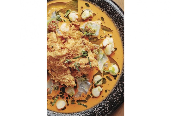 Tiradito de ají chombo Tiradito de ají chombo