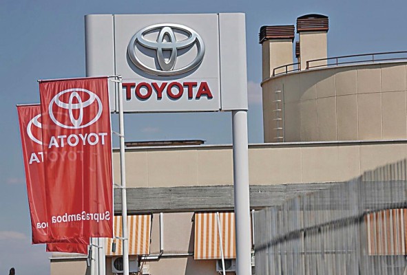 Imagen de la compañía automotriz Toyota, una de las afectadas por al falta de microchips. Imagen de la compañía automotriz Toyota, una de las afectadas por al falta de microchips.