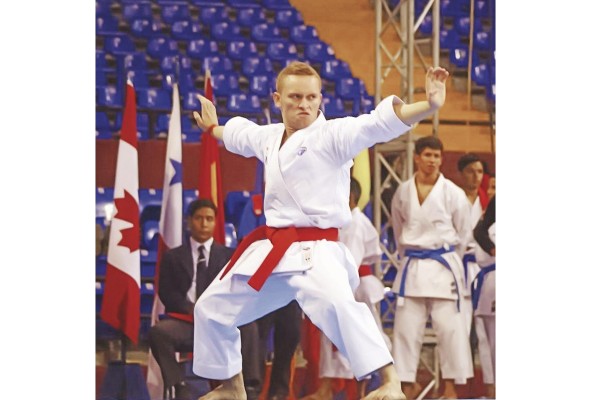 El karateca Héctor Cención obtuvo presea de bronce en la modalidad de kata. El karateca Héctor Cención obtuvo presea de bronce en la modalidad de kata.