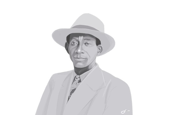 El artista Hector Hyppolite. El artista Hector Hyppolite.
