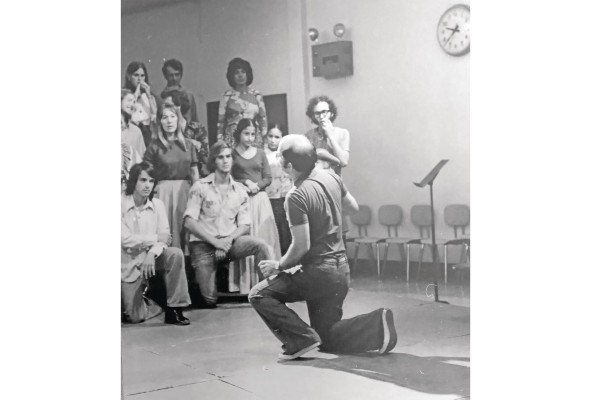 Ensayo de la obra Oklahoma, 1976 Ensayo de la obra Oklahoma, 1976
