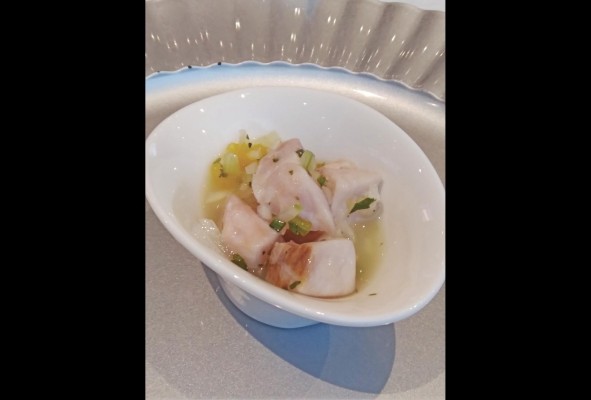 Ceviche de pámpano Ceviche de pámpano
