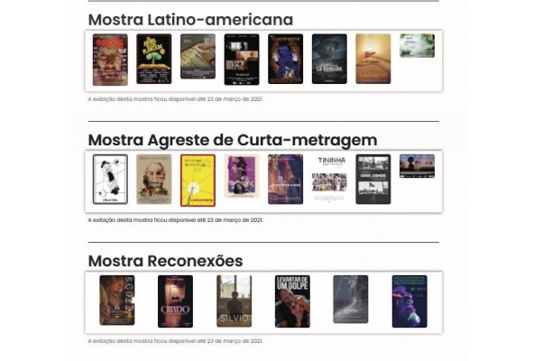 Categorías presentes en el festival. Categorías presentes en el festival.