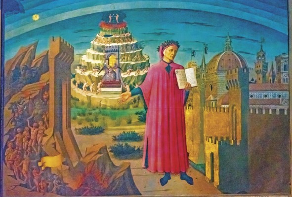 Una pintura que hace referencia al poema 'La Divina Comedia', de Dante Alighieri. Una pintura que hace referencia al poema 'La Divina Comedia', de Dante Alighieri.