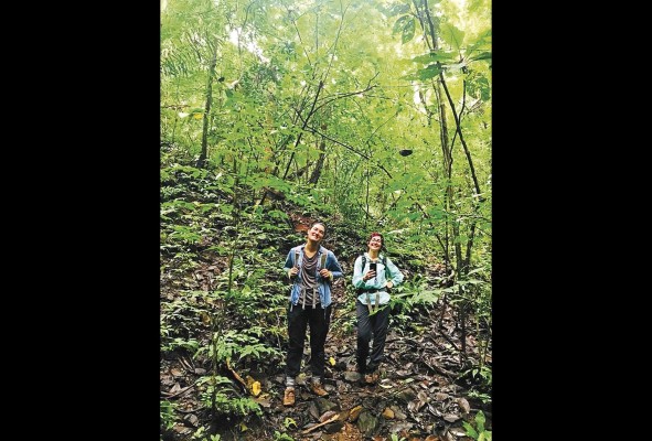 Paulette Guardia (Der.) y Leila Nilipour, de gira por isla Barro Colorado antes de la pandemia. Paulette Guardia (Der.) y Leila Nilipour, de gira por isla Barro Colorado antes de la pandemia.