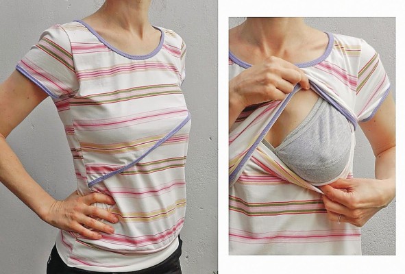 Estilo de camiseta cómoda en el hogar. Estilo de camiseta cómoda en el hogar.