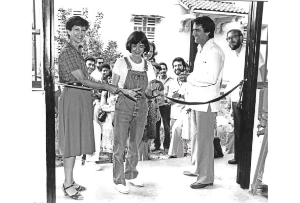 Inauguración del taller gráfico en la nueva sede del ahora MAC Panamá,1982 Inauguración del taller gráfico en la nueva sede del ahora MAC Panamá,1982