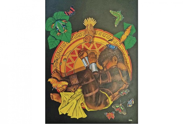 'Ensoñación selvática de Darién' de Giusseppe Machado. 'Ensoñación selvática de Darién' de Giusseppe Machado.