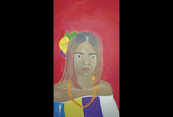 La obra 'Aymara', de la artista Luisa Jiménez La obra 'Aymara', de la artista Luisa Jiménez