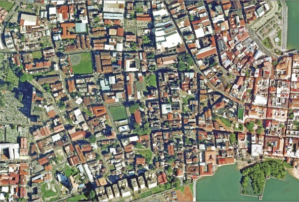 Mosaico del centro histórico de la ciudad de Panamá. Mosaico del centro histórico de la ciudad de Panamá.