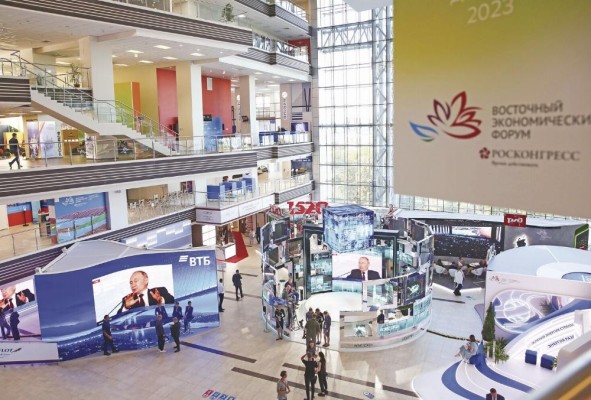 El VIII Foro Económico Oriental convocó a más de 7,000 participantes de 62 países El VIII Foro Económico Oriental convocó a más de 7,000 participantes de 62 países