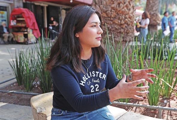 La 'dreamer' Itzel Estévez ofrece una entrevista a 'Efe', el pasado 22 de enero, en Ciudad de México. La 'dreamer' Itzel Estévez ofrece una entrevista a 'Efe', el pasado 22 de enero, en Ciudad de México.