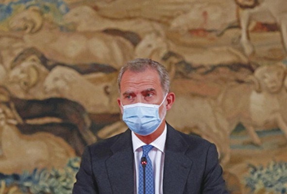 El rey Felipe preside la reunión del patronato de la Fundación pro Real Academia Española (Fundación pro-RAE). El rey Felipe preside la reunión del patronato de la Fundación pro Real Academia Española (Fundación pro-RAE).
