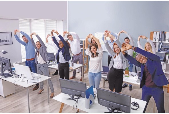 Las pausas musculares tienen el objetivo de evitar problemas ocasionados por el “sitting”. Las pausas musculares tienen el objetivo de evitar problemas ocasionados por el “sitting”.