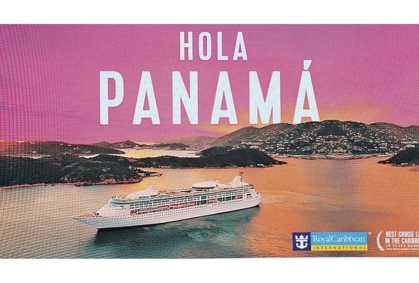 Con un 'hola Panamá' la empresa de cruceros saludó al país. Con un 'hola Panamá' la empresa de cruceros saludó al país.