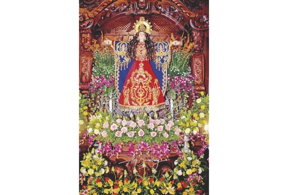 Para la fiesta patronal 2023, el diseño del vestido está inspirado en España andalusí. Para la fiesta patronal 2023, el diseño del vestido está inspirado en España andalusí.