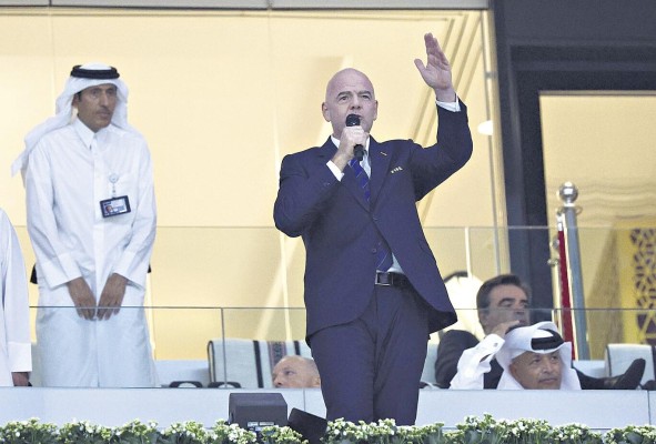 El presidente de la FIFA, Gianni Infantino. El presidente de la FIFA, Gianni Infantino.