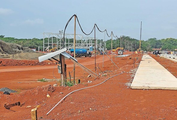 Imagen de la Construcción del Estadio Mariano Rivera. Imagen de la Construcción del Estadio Mariano Rivera.