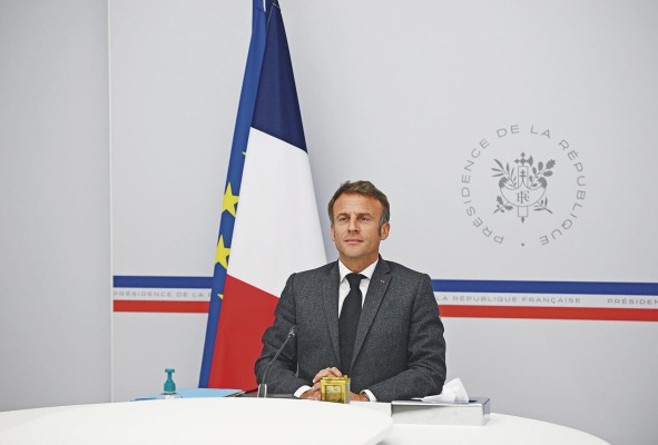 El presidente de Francia, Emmanuel Macron El presidente de Francia, Emmanuel Macron