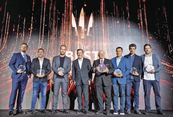 Premiados durante la ceremonia de 2019. Premiados durante la ceremonia de 2019.