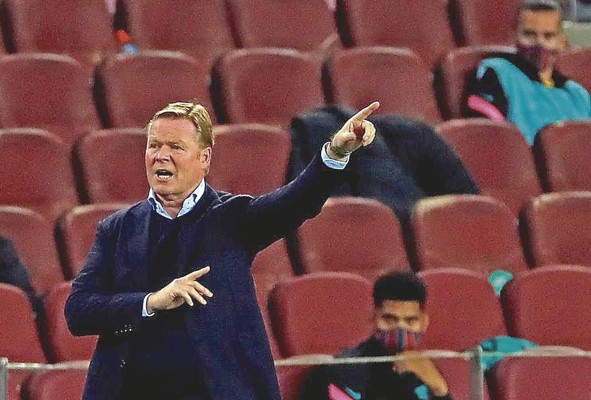 El entrenador del FC Barcelona, Ronald Koeman. El entrenador del FC Barcelona, Ronald Koeman.