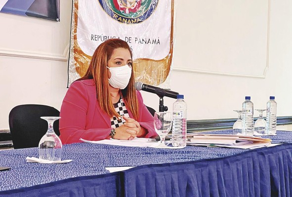 La diputada Corina Cano La diputada Corina Cano