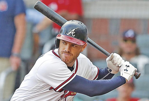 Freddie Freeman, actual jugador de Los Ángeles Dodgers. Freddie Freeman, actual jugador de Los Ángeles Dodgers.