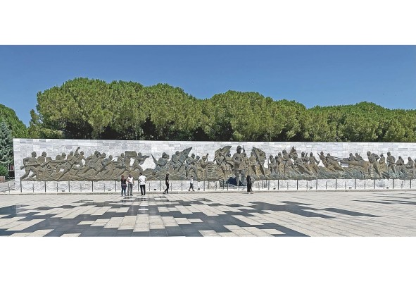 Mural conmemorativo de la batalla Mural conmemorativo de la batalla
