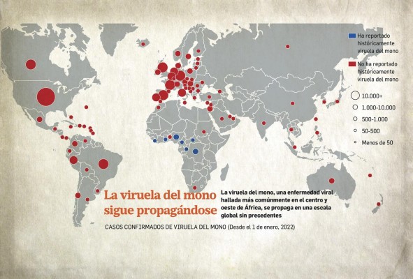 Últimas actualizaciones sobre la viruela del mono en el mundo Últimas actualizaciones sobre la viruela del mono en el mundo