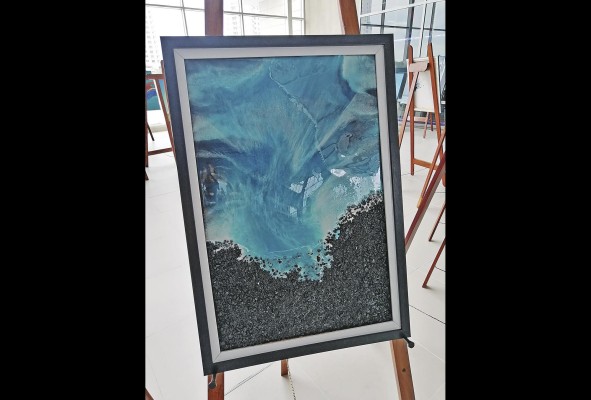 'Pukalania', obra a base de resina creada por Ana Patricia Rodríguez. 'Pukalania', obra a base de resina creada por Ana Patricia Rodríguez.