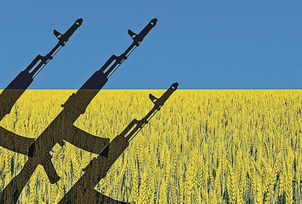 Ucrania, el mayor exportador de trigo en el mundo, se ve imposibilitado en distribuir las cosechas por el bloque ruso en el mar de Azov y el mar Negro. Ucrania, el mayor exportador de trigo en el mundo, se ve imposibilitado en distribuir las cosechas por el bloque ruso en el mar de Azov y el mar Negro.