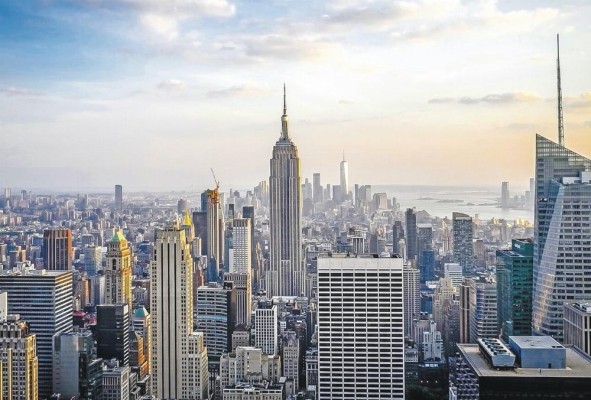 Vista de la ciudad de Nueva York, Estados Unidos Vista de la ciudad de Nueva York, Estados Unidos