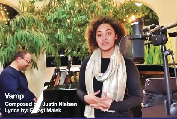 La cantante Farayi Malek y el pianista Justin Nielsen, desde Estados Unidos. La cantante Farayi Malek y el pianista Justin Nielsen, desde Estados Unidos.