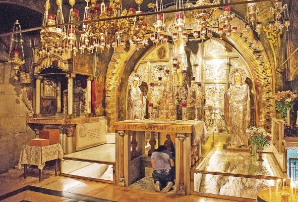 Monte Calvario, regido por los ortodoxos griegos. Monte Calvario, regido por los ortodoxos griegos.