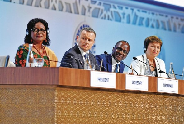 la Asamblea Anual del Fondo Monetario Internacional (FMI) y el Banco Mundial se celebra esta semana en Marrakech la Asamblea Anual del Fondo Monetario Internacional (FMI) y el Banco Mundial se celebra esta semana en Marrakech