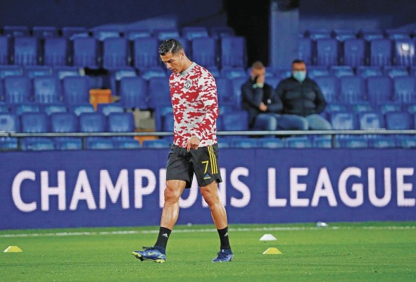 Cristiano Ronaldo, actual jugador del Manchester United. Cristiano Ronaldo, actual jugador del Manchester United.