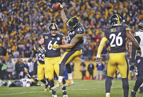 Los Pittsburgh Steelers, de la NFL. Los Pittsburgh Steelers, de la NFL.