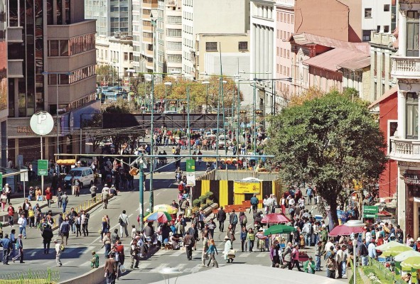 La ciudad de La Paz, Bolivia La ciudad de La Paz, Bolivia
