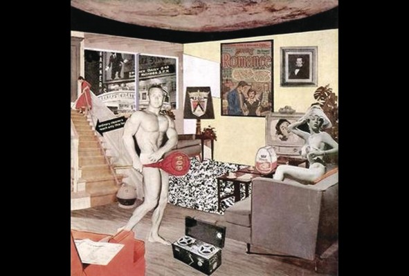 Obra: '¿Qué es lo que hace que los hogares de hoy sean tan diferentes, tan atractivos?', de Richard Hamilton. Obra: '¿Qué es lo que hace que los hogares de hoy sean tan diferentes, tan atractivos?', de Richard Hamilton.