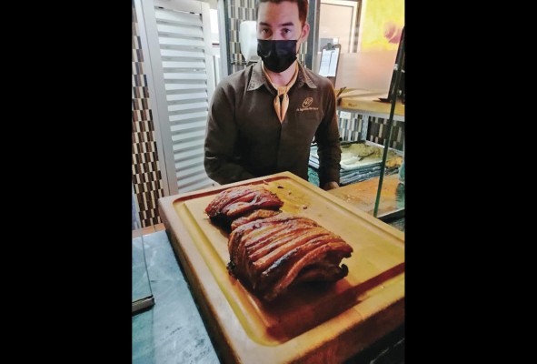 Corte de cerdo. Muy gustado. Corte de cerdo. Muy gustado.