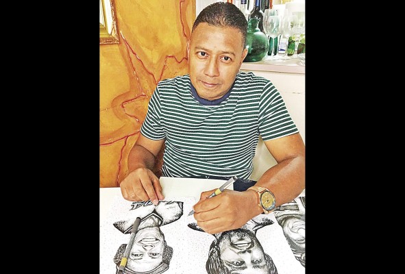 El trabajo y la pasión con que Luis ilustra parte de la historia del deporte istmeño. El trabajo y la pasión con que Luis ilustra parte de la historia del deporte istmeño.
