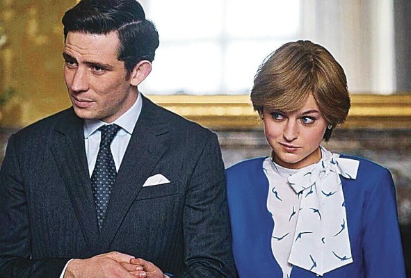 Emma Corrin y Josh O'Connor representan a la princesa Diana de Gales y el príncipe Carlos, respectivamente, y crean química en cada escena. Emma Corrin y Josh O'Connor representan a la princesa Diana de Gales y el príncipe Carlos, respectivamente, y crean química en cada escena.